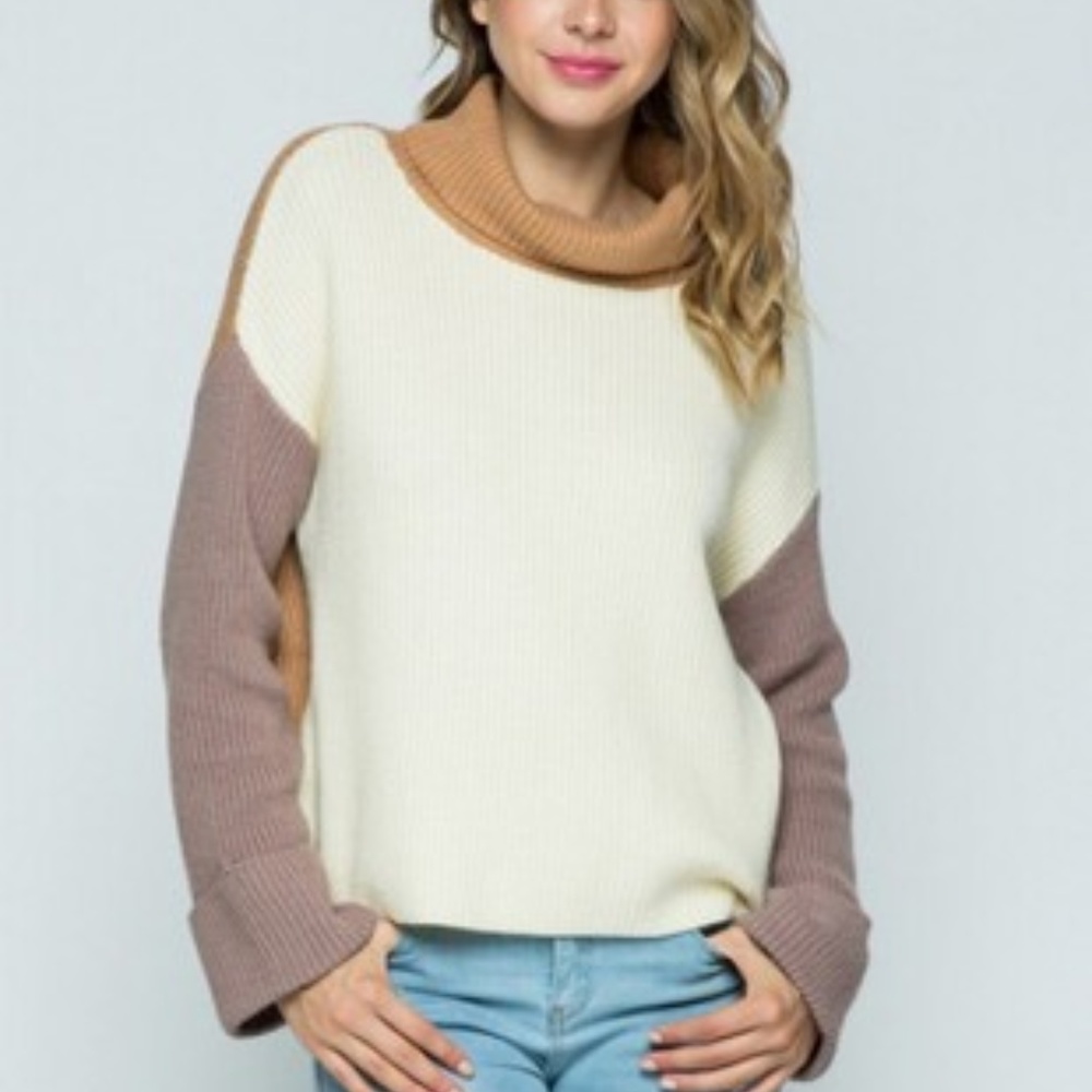 NWT Color Block Sweater